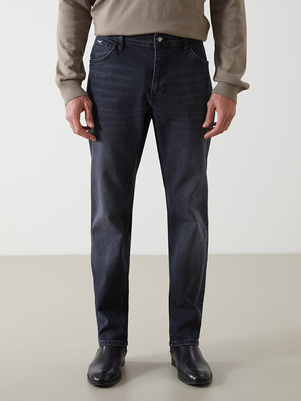 Antrasit 779 Regular Fit Erkek Jean Pantolon-1