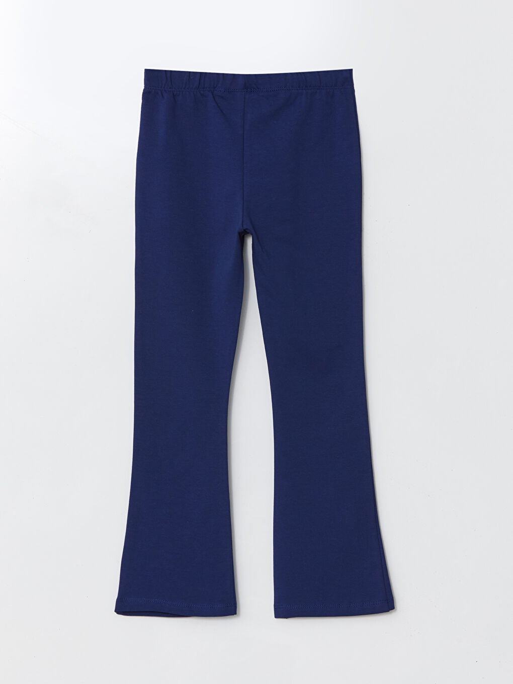 Lacivert Beli Lastikli Baskılı Kız Çocuk Tayt-1