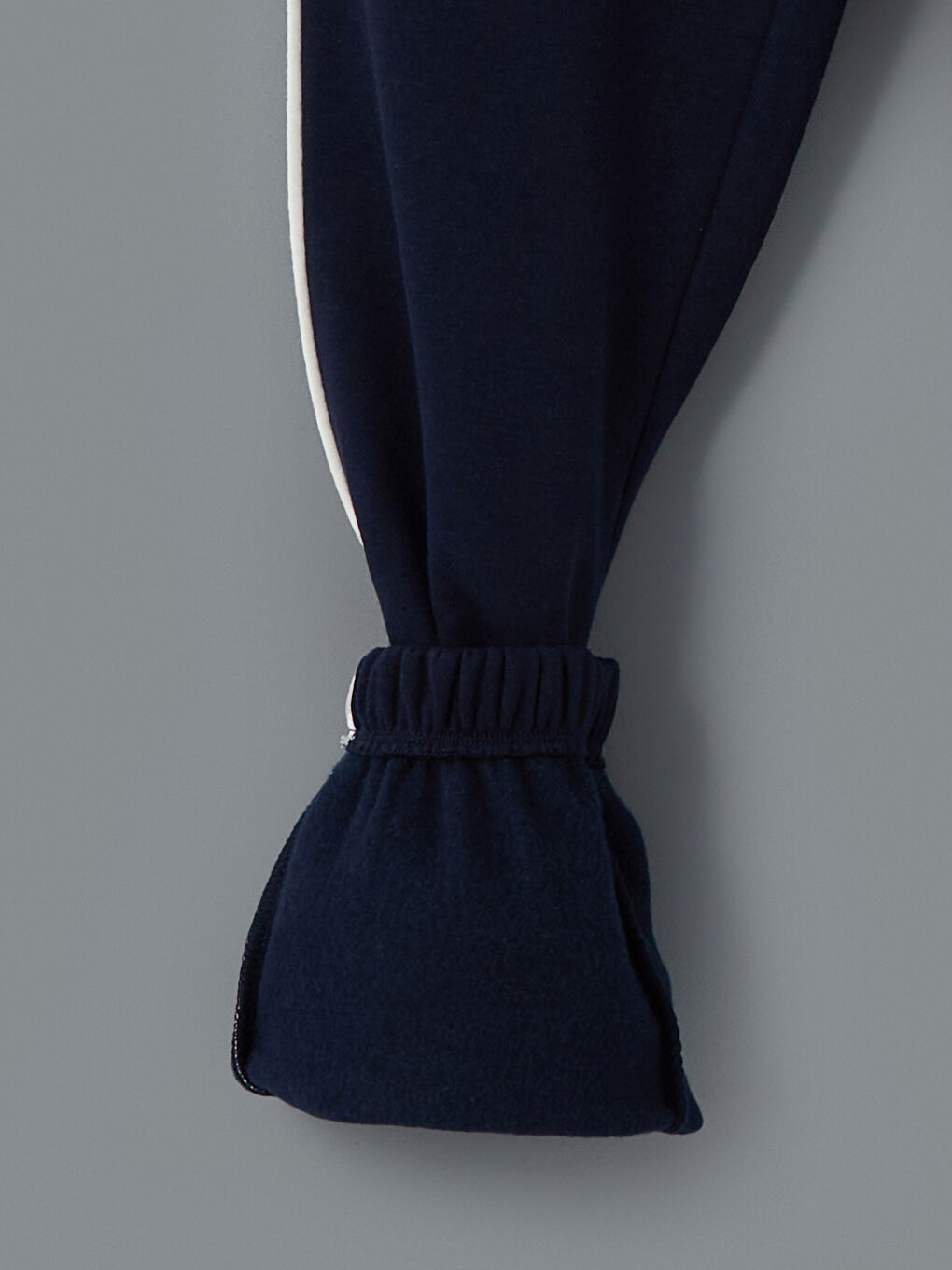 Lacivert Beli Lastikli Kız Çocuk Jogger Eşofman Altı-2