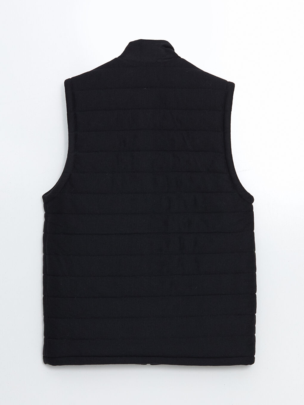 Lacivert Standart Kalıp Dik Yaka Erkek Yelek-5