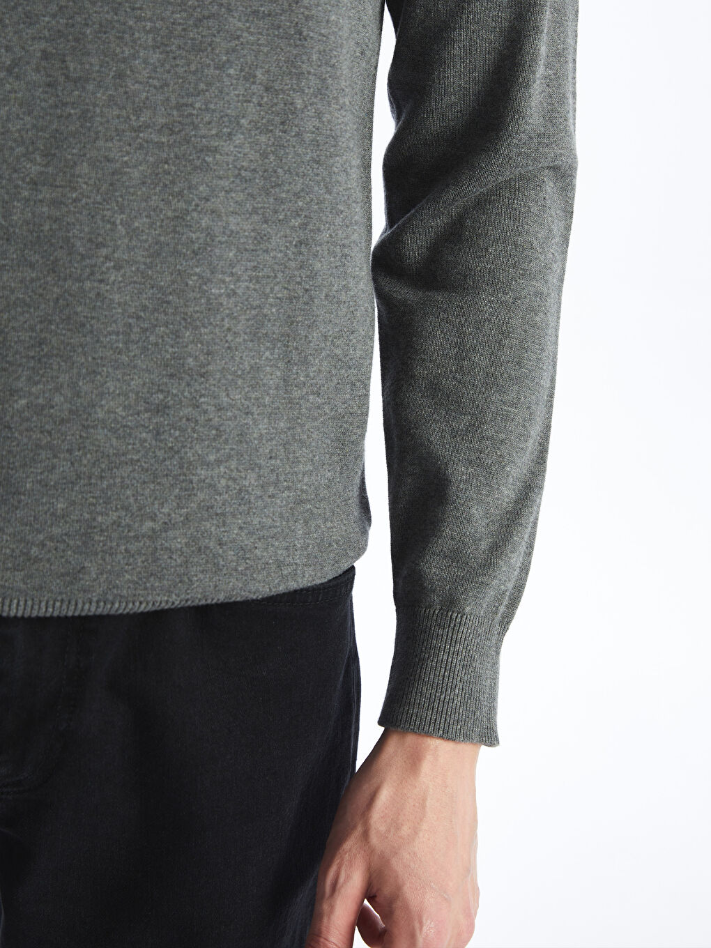 Half Turtleneck Men's Knitwear Sweater-7