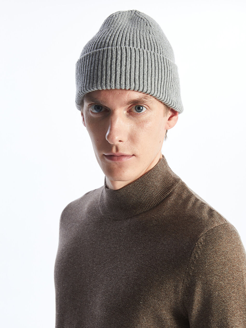 Half Turtleneck Men's Knitwear Sweater-1