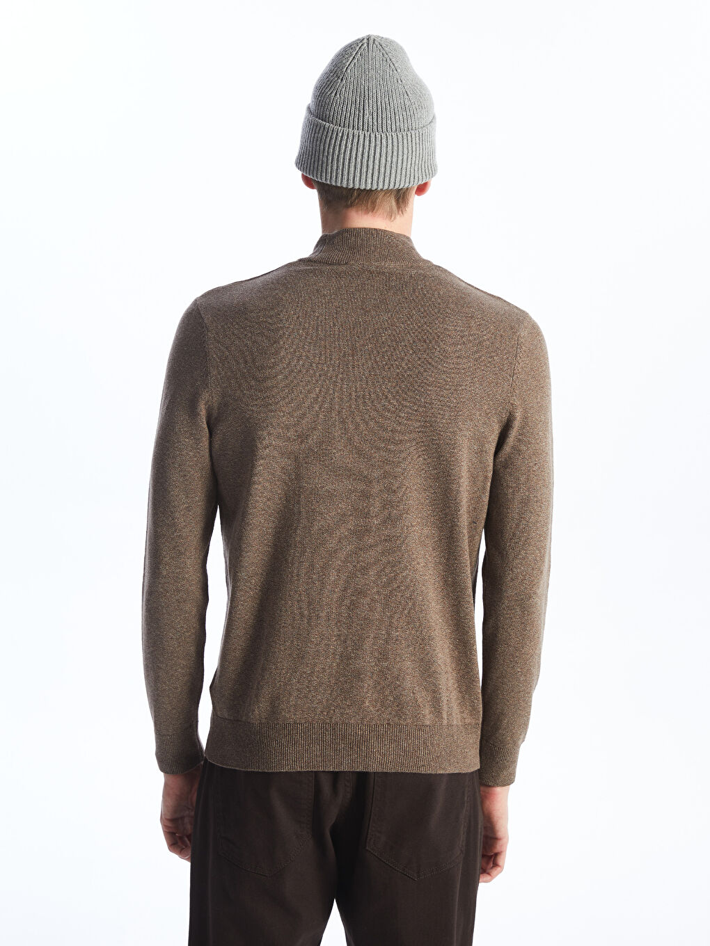 Half Turtleneck Men's Knitwear Sweater-4