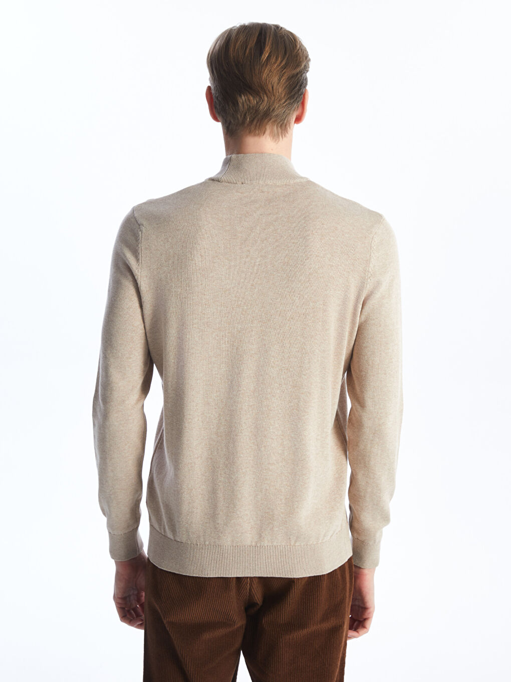 Half Turtleneck Men's Knitwear Sweater-4