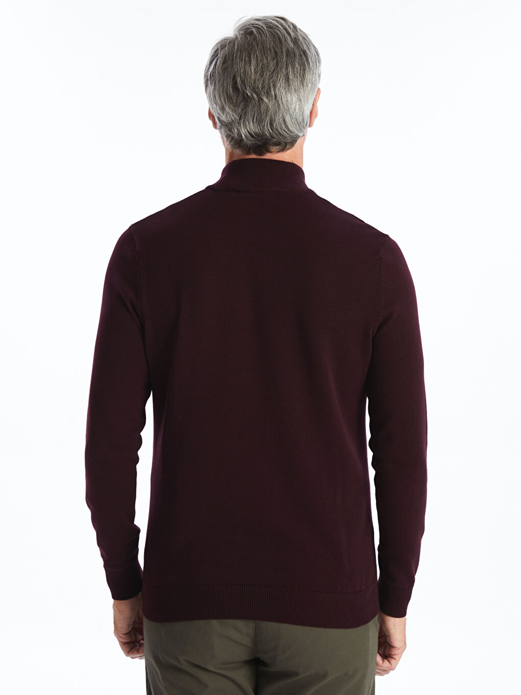 LCWAIKIKI Classic Half Turtleneck Men's Knitwear Sweater -W54154Z8-J0S