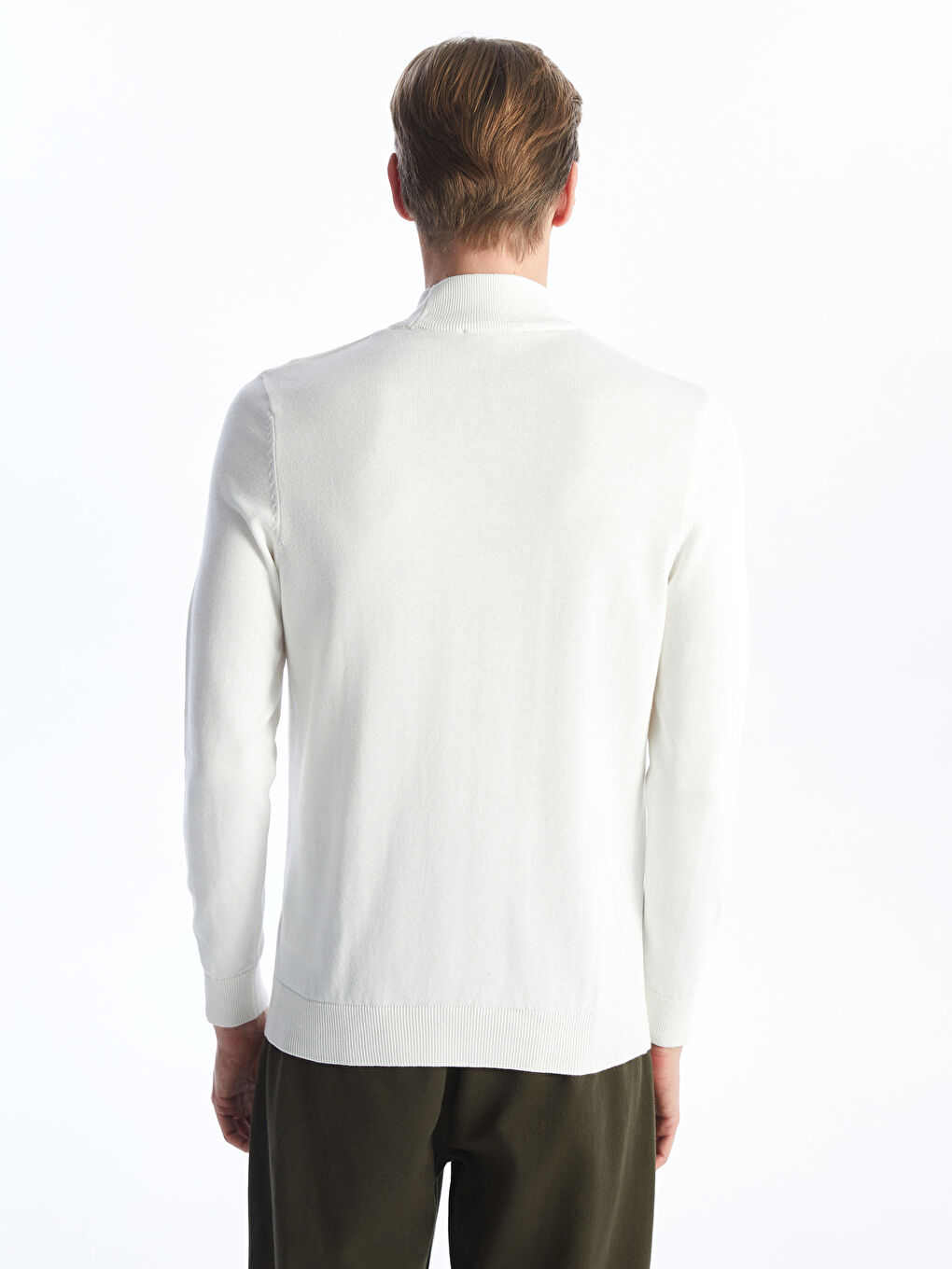 Half Turtleneck Men's Knitwear Sweater-4