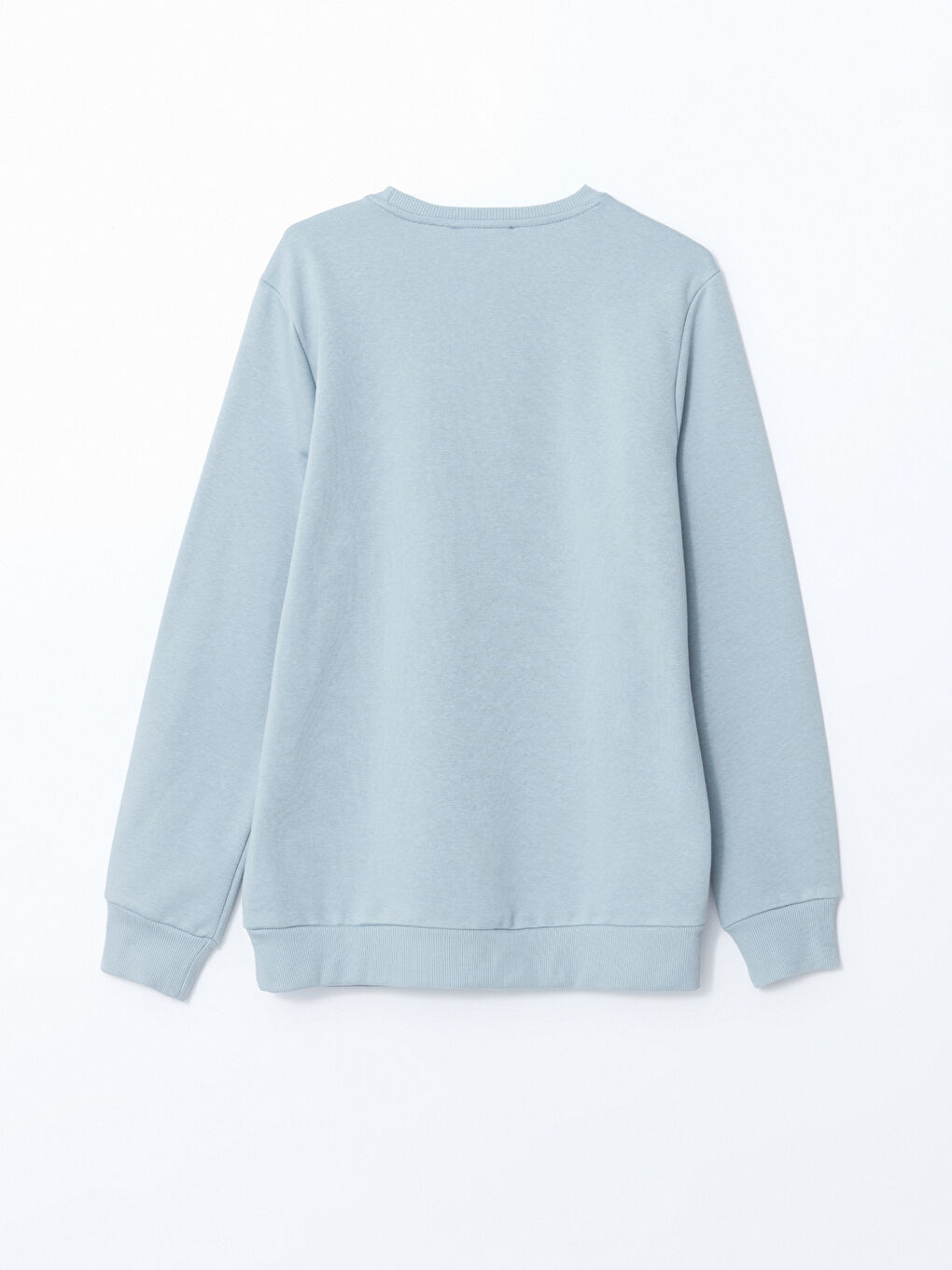 Mavi Bisiklet Yaka Uzun Kollu Kalın Erkek Sweatshirt-5