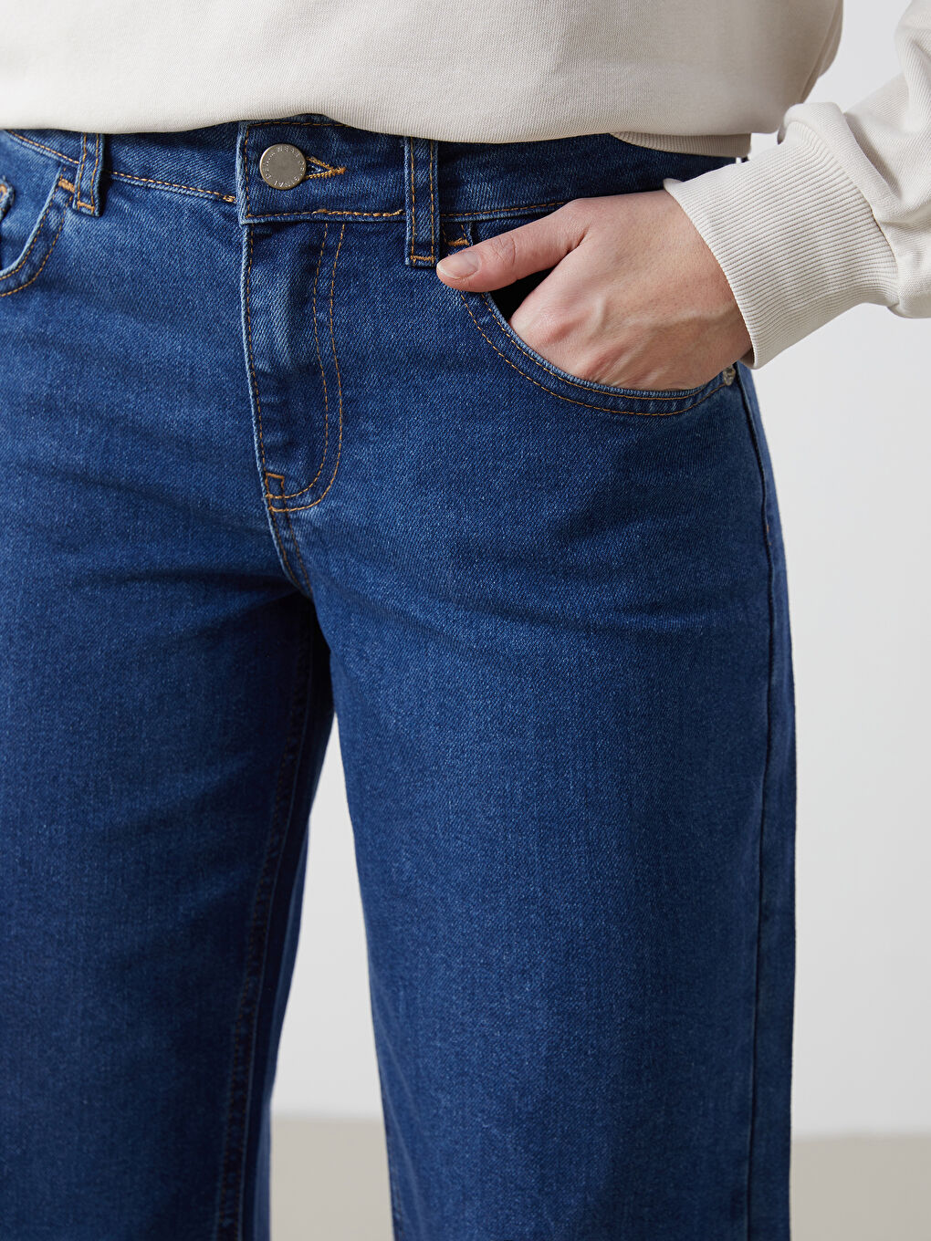 LCW Jeans Wideleg Women's Jeans -W4LU14Z8-309