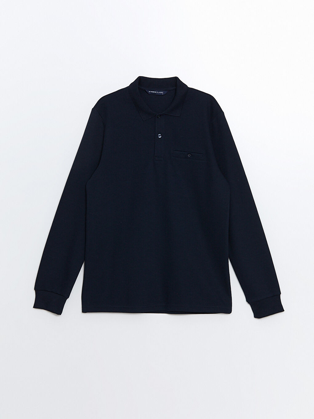 LCWAIKIKI Classic Polo Neck Long Sleeve Men's Sweatshirt -W54532Z8-DWP