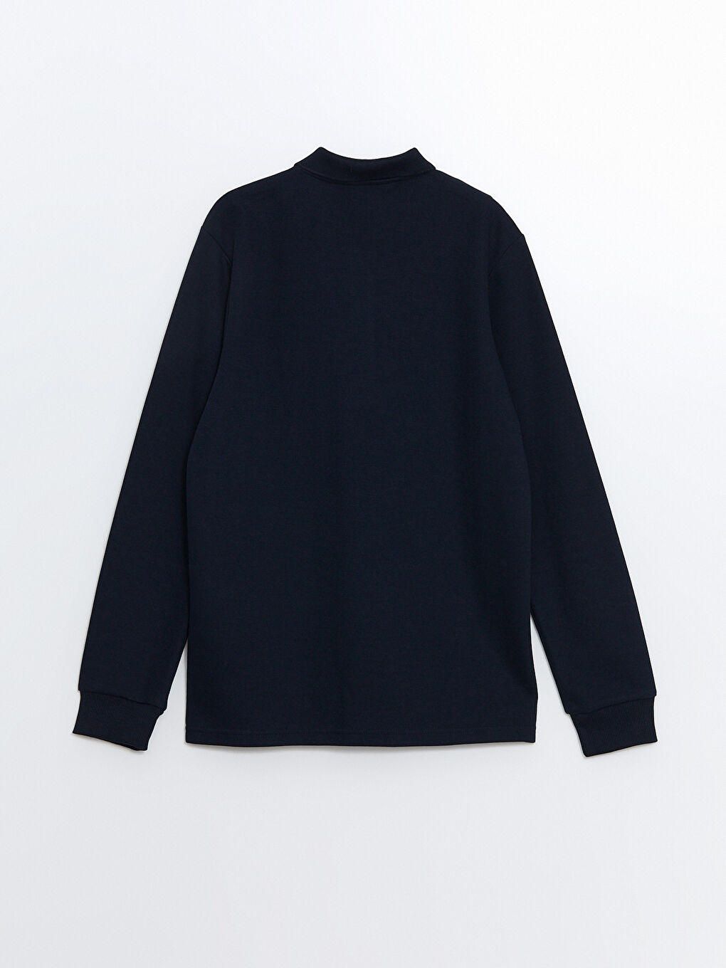 LCWAIKIKI Classic Polo Neck Long Sleeve Men's Sweatshirt -W54532Z8-DWP
