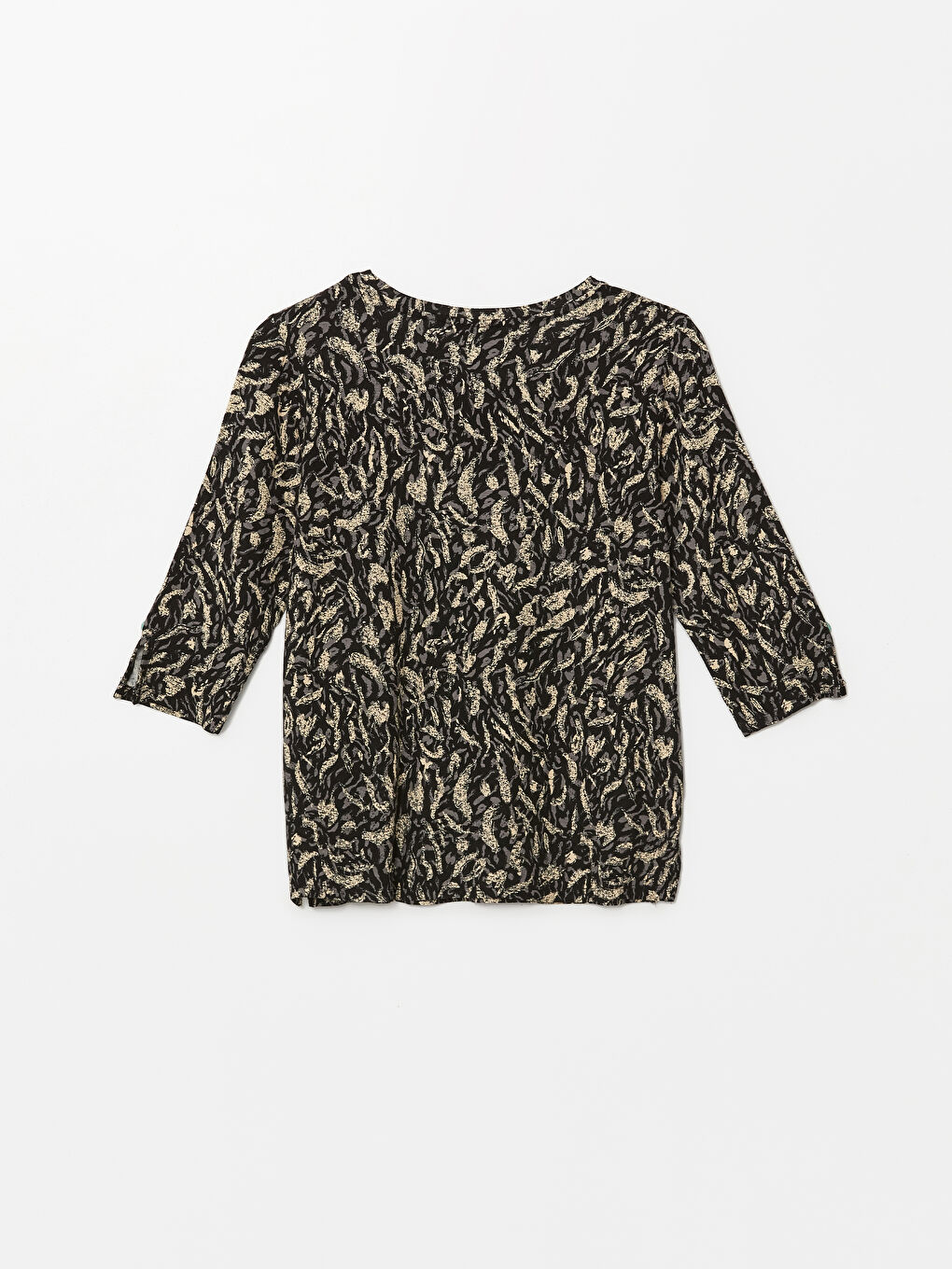 LCW Grace V-Neck Patterned Blouse -W54560Z8-LQJ