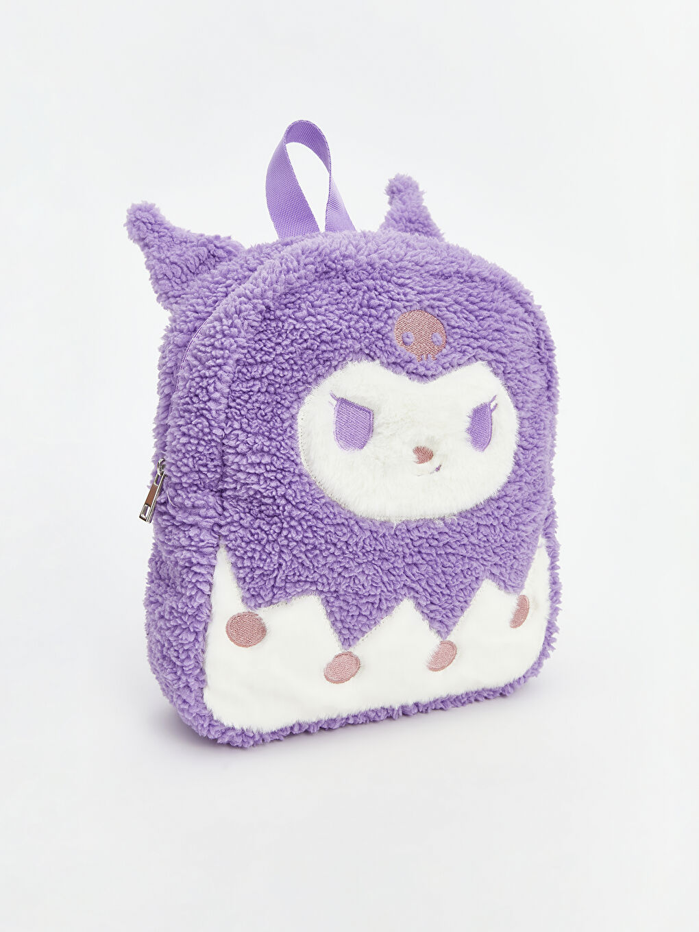 LCW ACCESSORIES Lila Kuromi Baskılı Pelüş Kız Çocuk Sırt Çantası