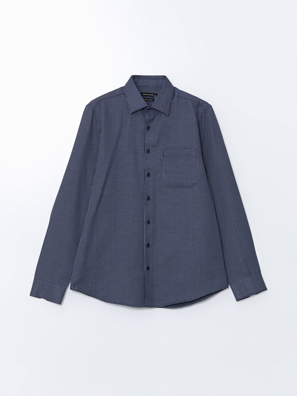 LCWAIKIKI Formal Regular Fit Long Sleeve Plaid Men's Shirt