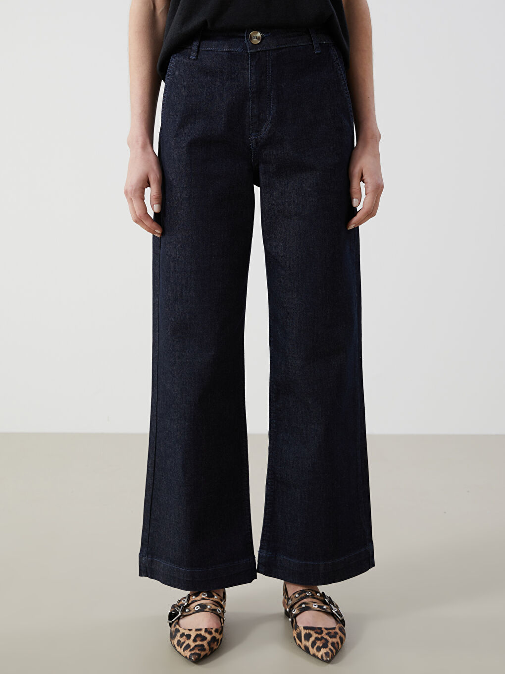 Wideleg Women's Jeans -W4LU80Z8-309
