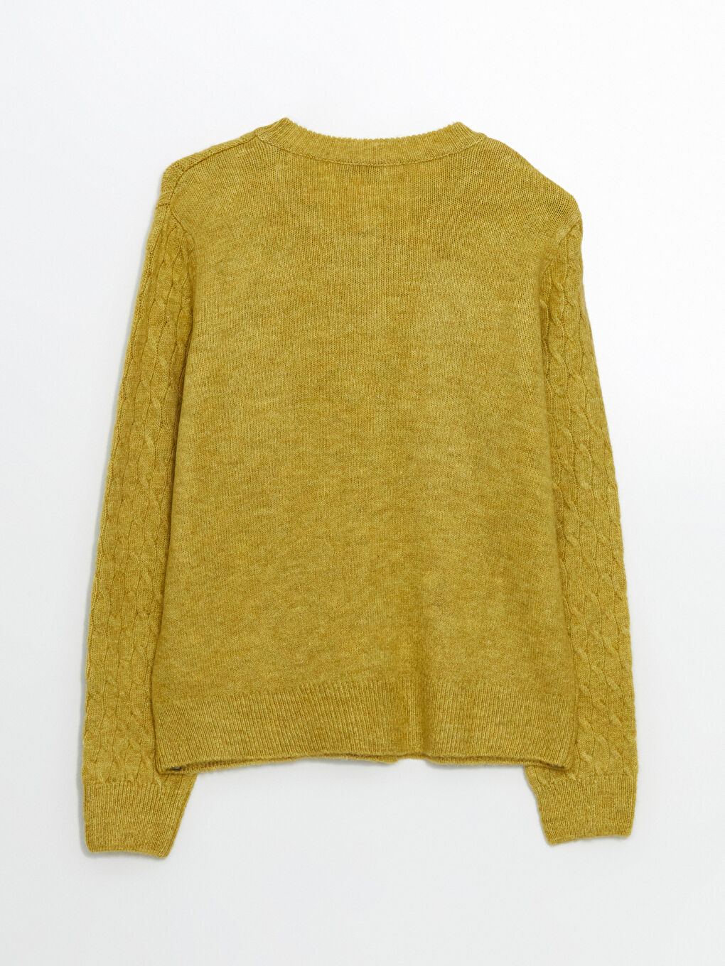 Self-Patterned Women'S Knit Cardigan -W4LV01Z8-D0K
