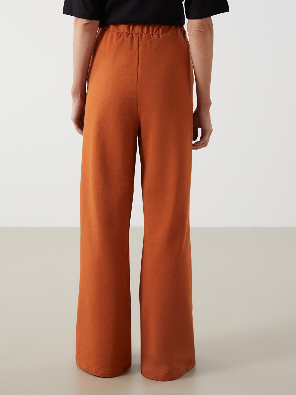 بنطلون رياضي سميك بخصر مطاطي للسيدات-3