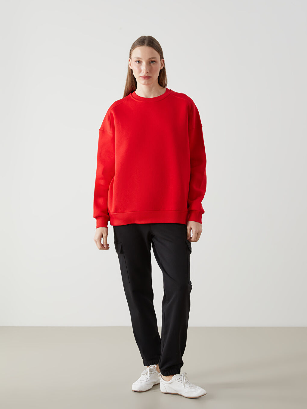 Elasticated Waist Women's Thick Jogger Sweatpants