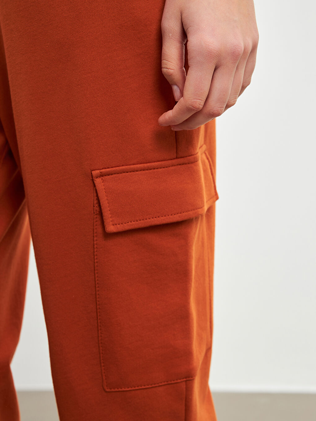 بنطلون رياضي سميك بخصر مطاطي للسيدات-2