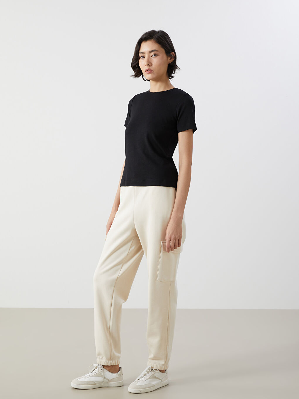 Elasticated Waist Women's Thick Jogger Sweatpants