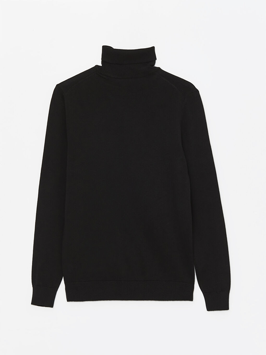 Turtleneck Long Sleeve Men's Knitwear Sweater-6