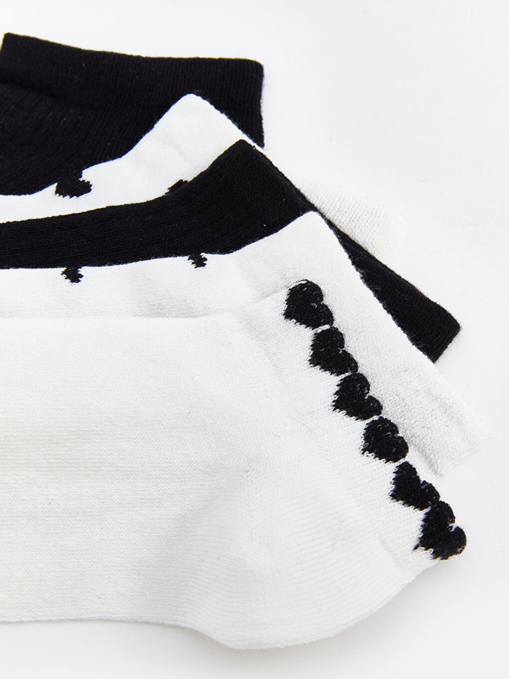 LCW DREAM Patterned Women's Trainer Socks 5 Pack -W55674Z8-FDU