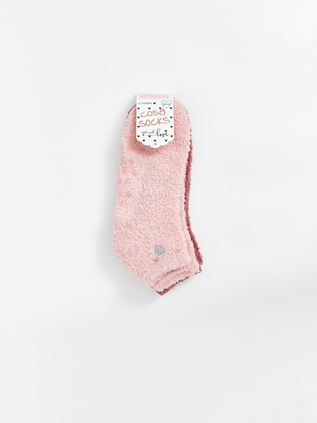 LCW DREAM Embroidered Women's Homewear Socks 2 Pack -W55742Z8-J0Z