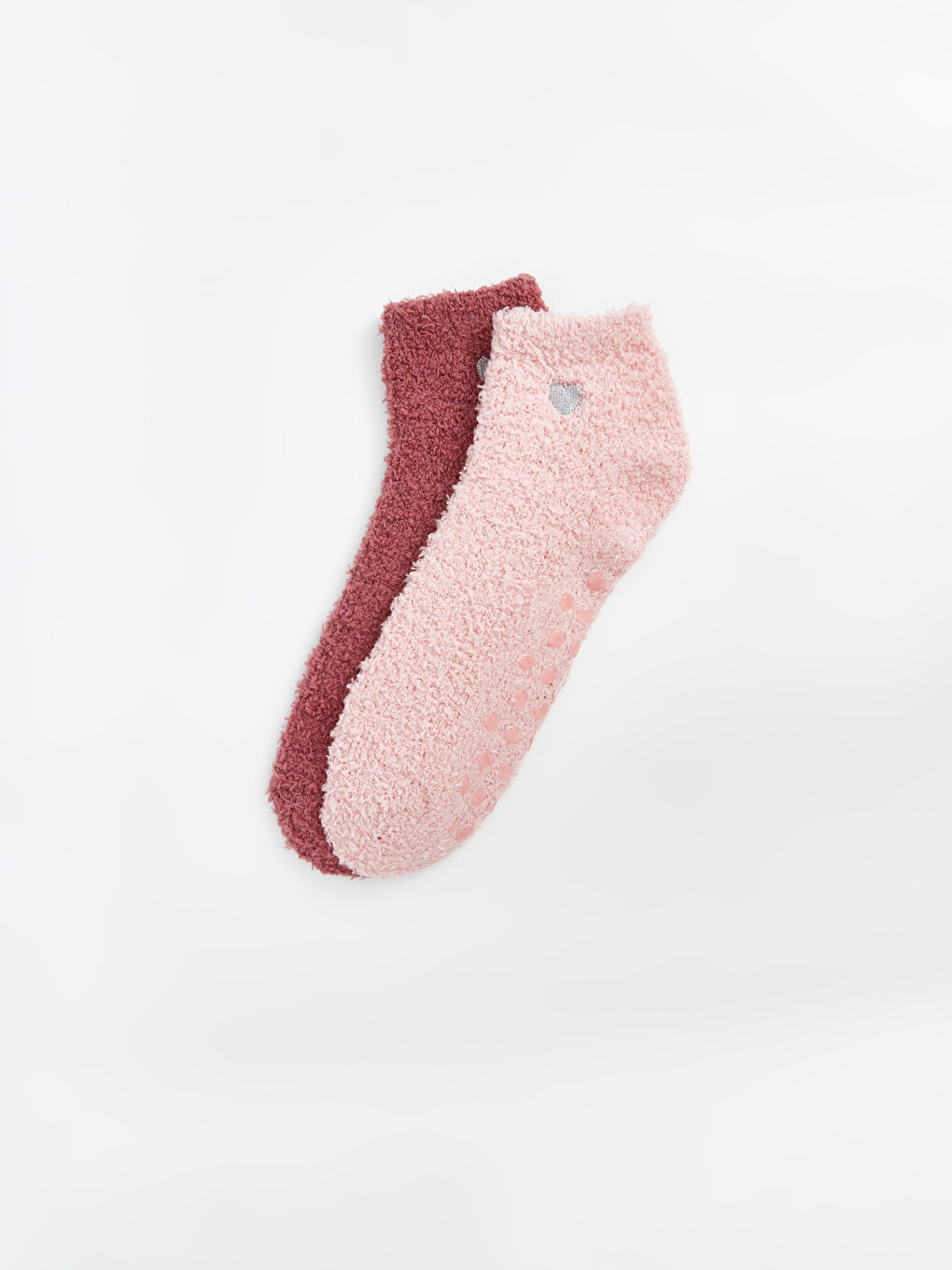 LCW DREAM Embroidered Women's Homewear Socks 2 Pack -W55742Z8-J0Z