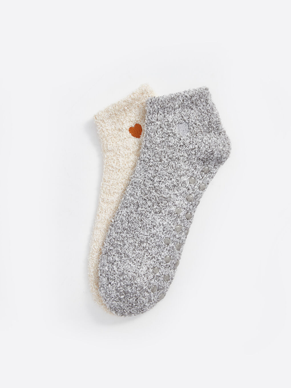 Chaussettes de maison brodées pour Femmes Lot de 2-1