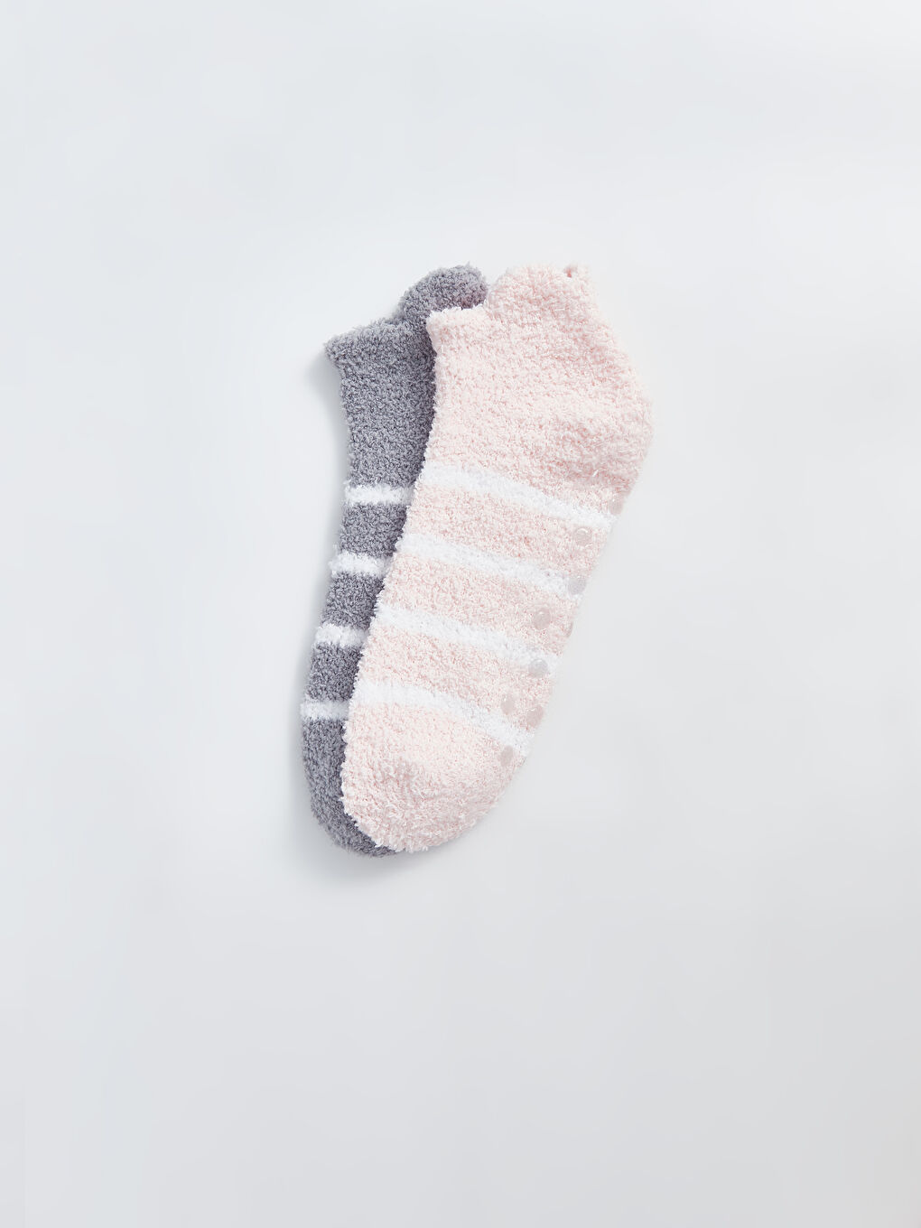 LCW DREAM Striped Women's Homewear Socks 2 Pack -W55748Z8-J3N