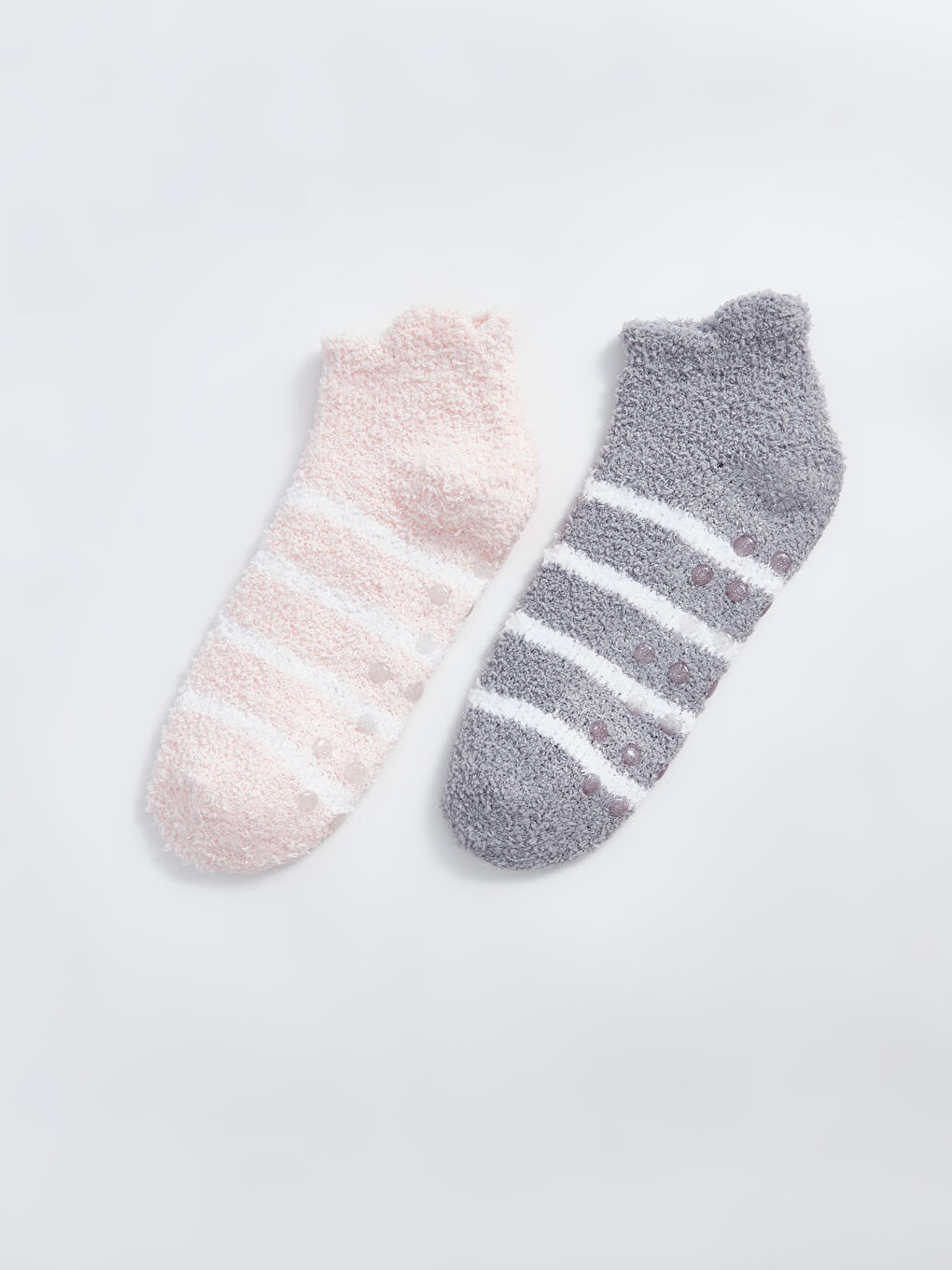 LCW DREAM Striped Women's Homewear Socks 2 Pack -W55748Z8-J3N