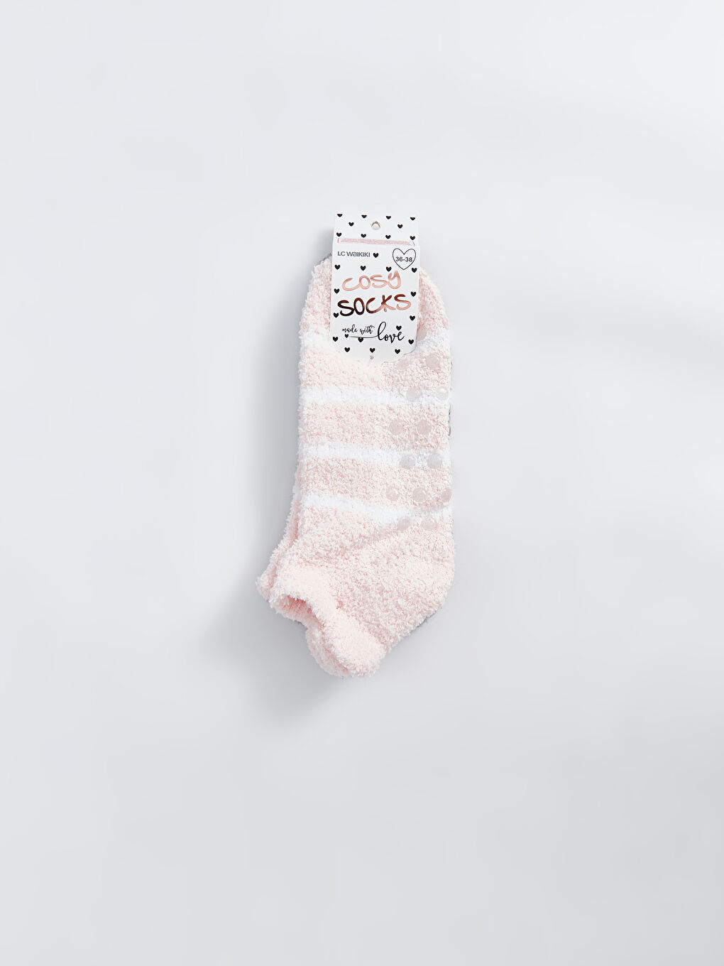 LCW DREAM Striped Women's Homewear Socks 2 Pack -W55748Z8-J3N
