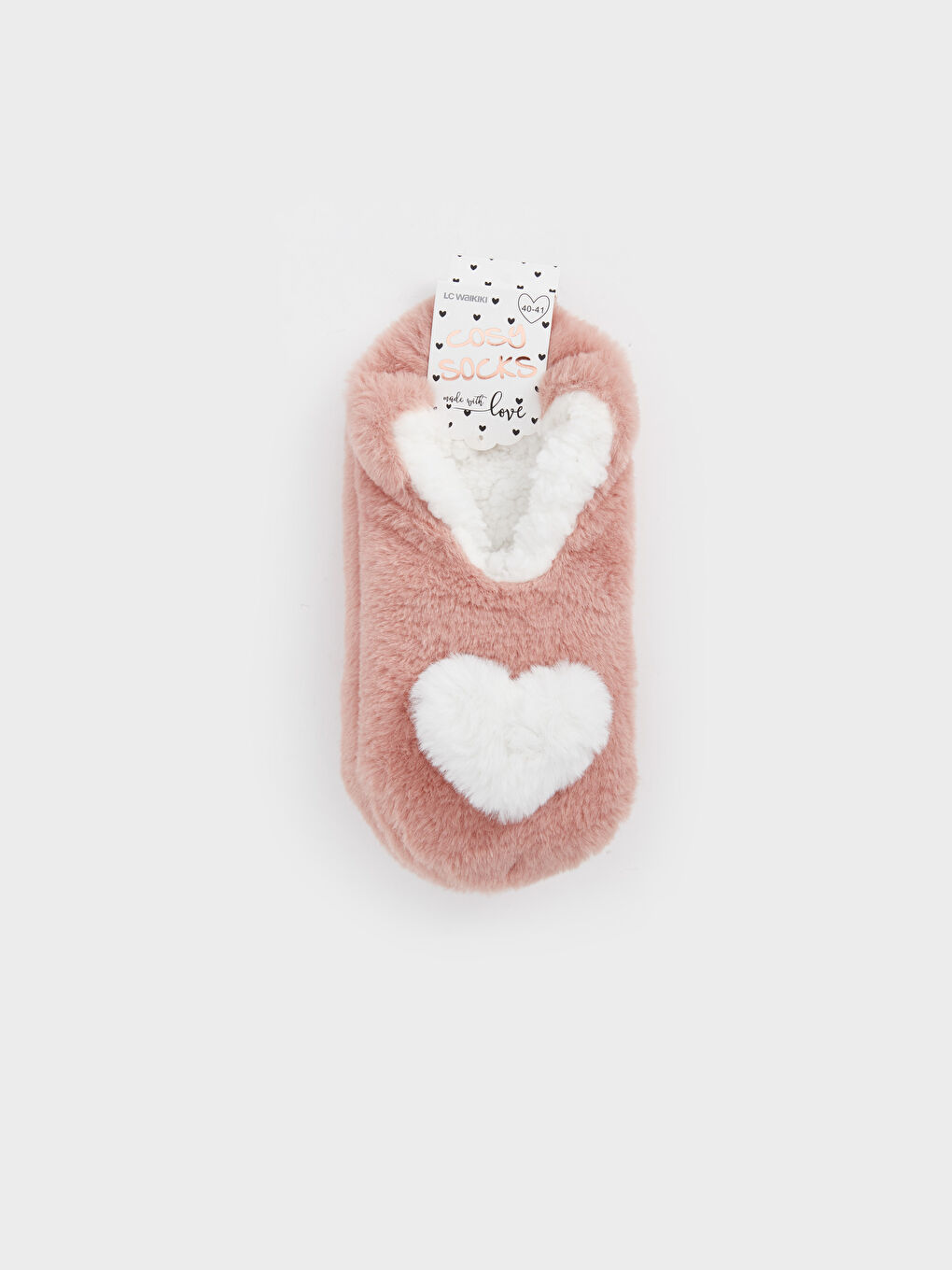 LCW DREAM Plain Non-Slip Sole Women's Homewear Socks -W55749Z8-G3G