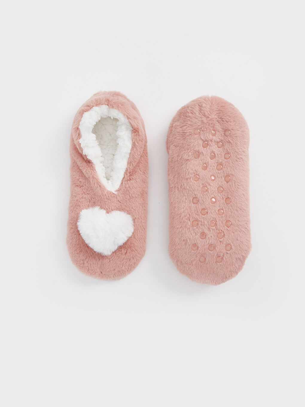 LCW DREAM Plain Non-Slip Sole Women's Homewear Socks -W55749Z8-G3G