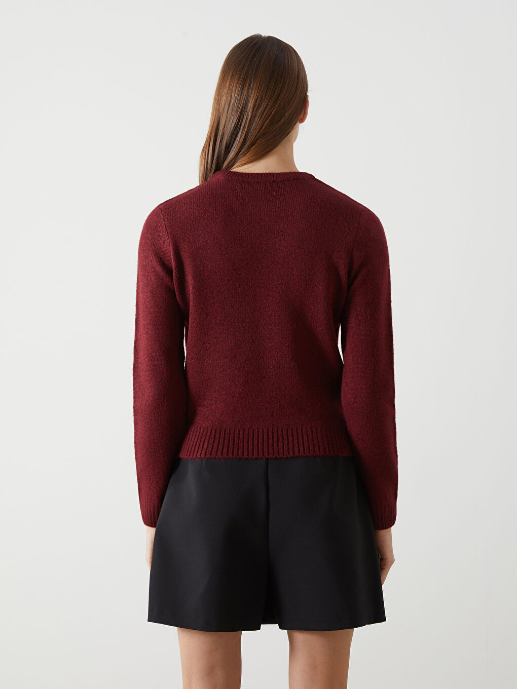 LCW Vision Crew Neck Women's Knitwear Sweater -W4LV49Z8-R3J