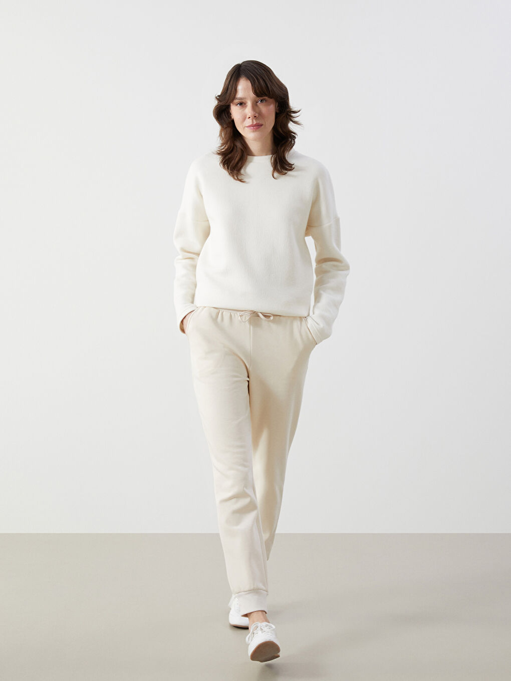 Elasticated Waist Women's Thick Jogger Sweatpants