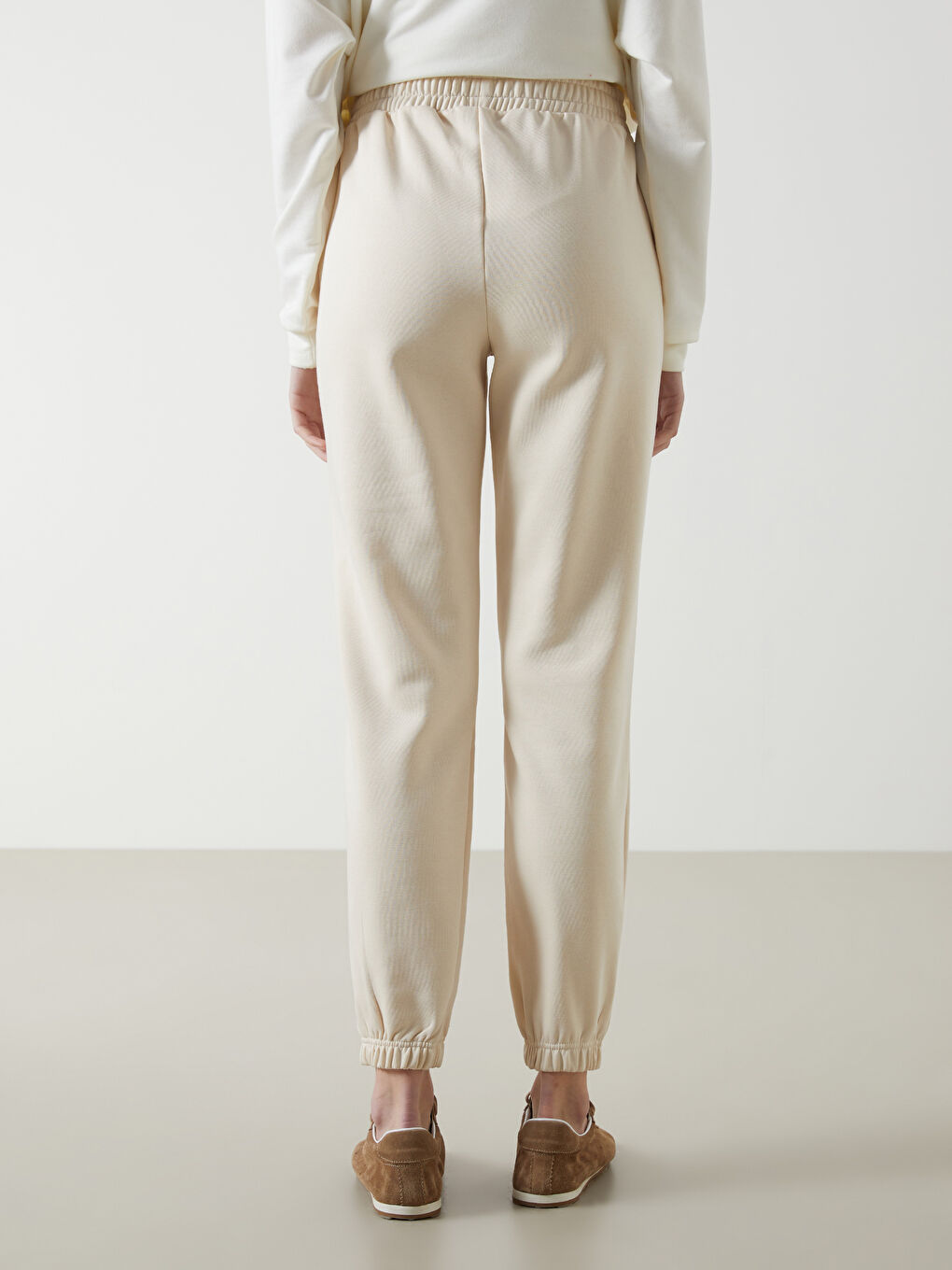 Elasticated Waist Women's Jogger Sweatpants-3
