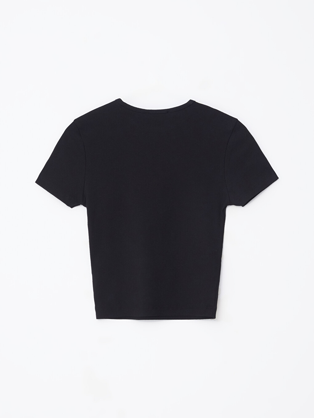 Crew Neck Women's Crop-5