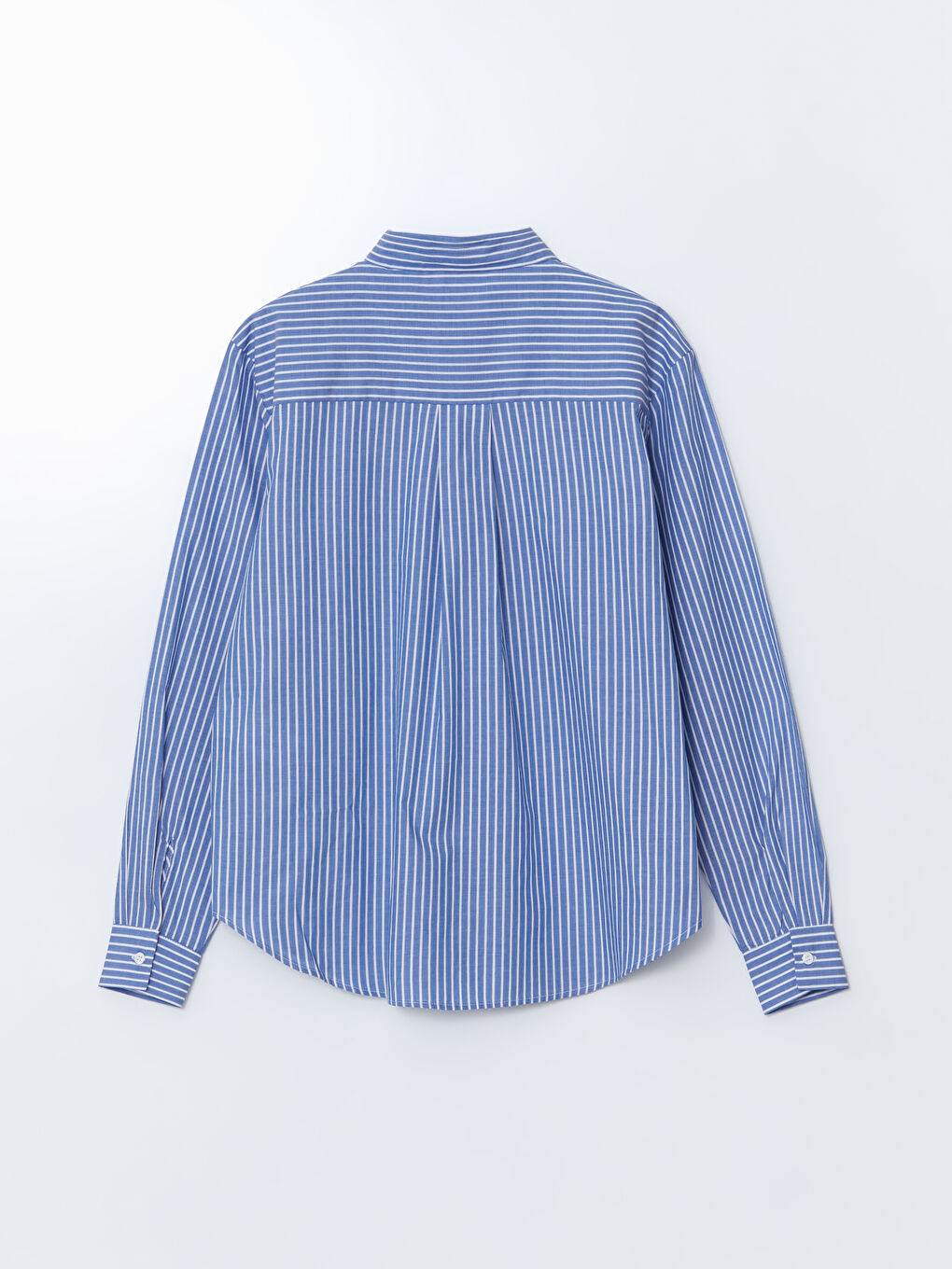 Striped Poplin Women's Shirt-5
