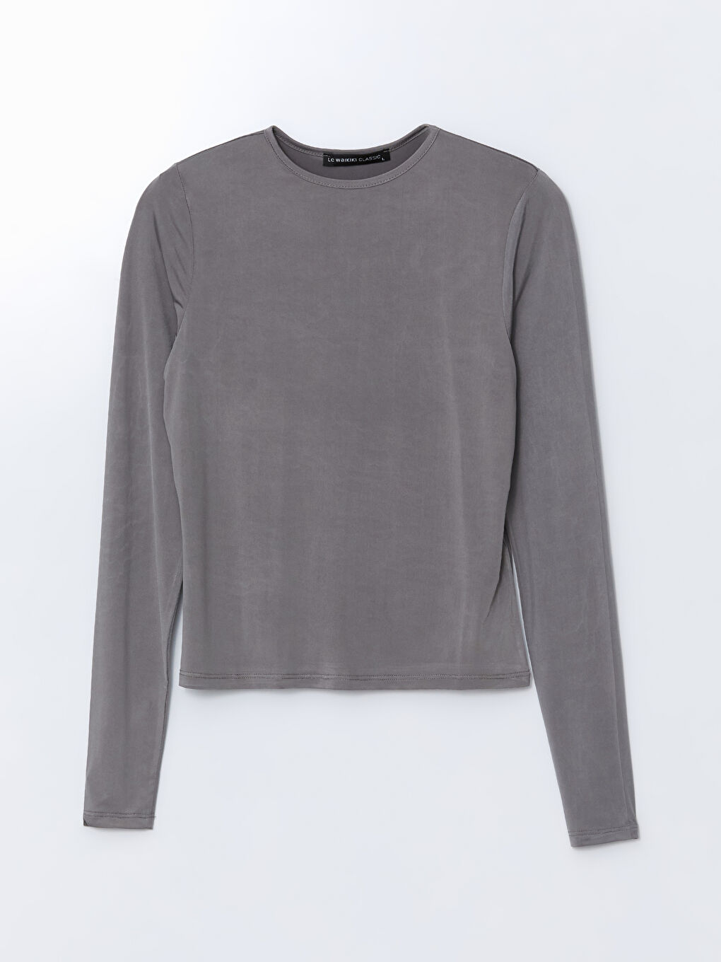 Crew Neck Women's Blouse-4