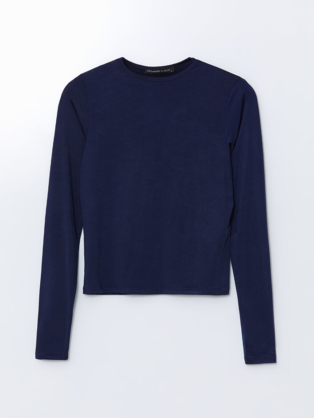 Crew Neck Women's Blouse-4