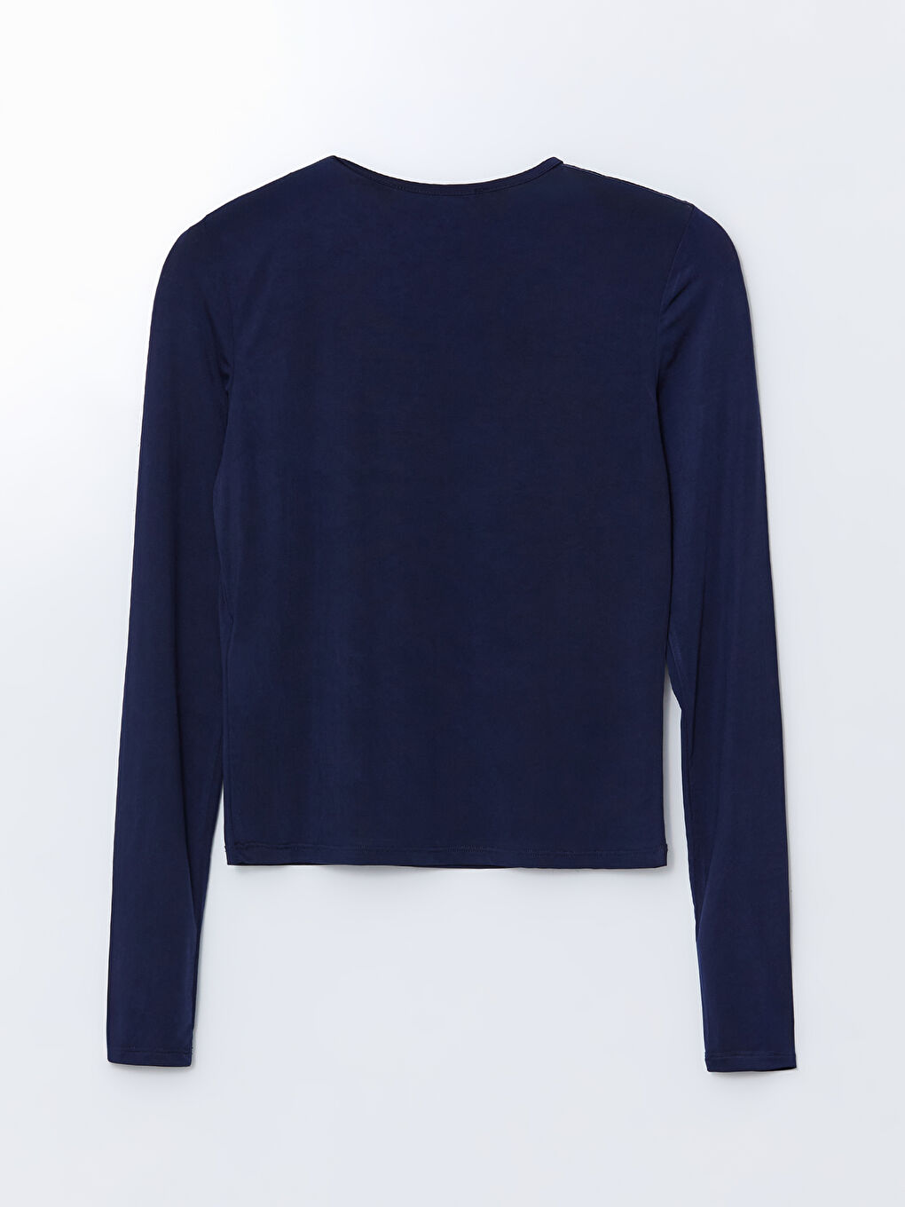 Crew Neck Women's Blouse-5