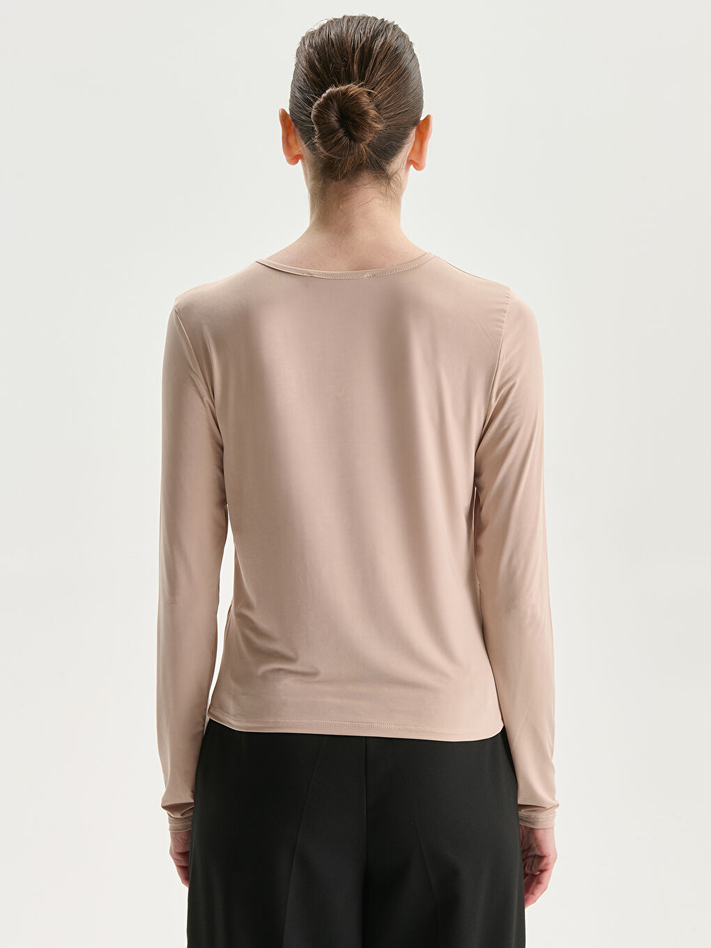 Blouse pour Femmes à Col Rond-3