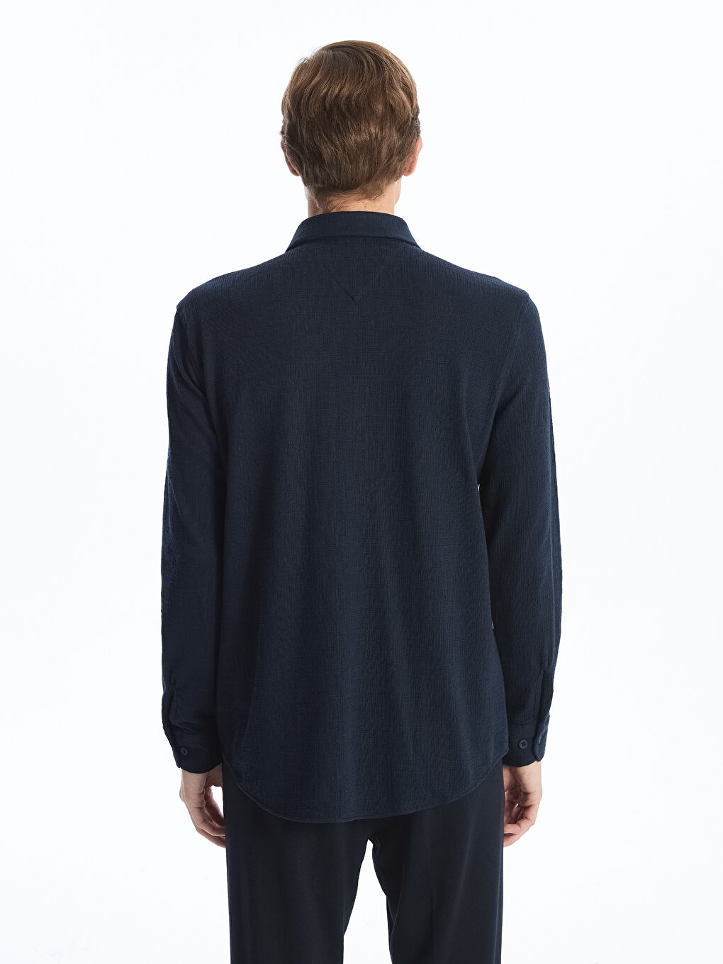 Regular Fit Long Sleeve Men's Shirt-7