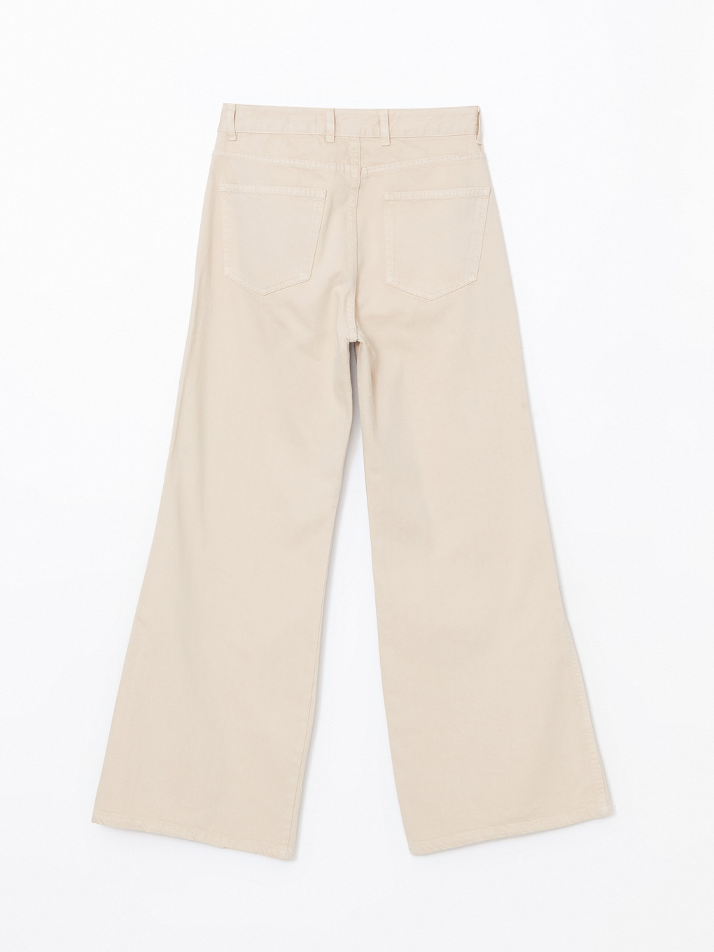 Regular Fit Wide Leg Women's Trousers-5