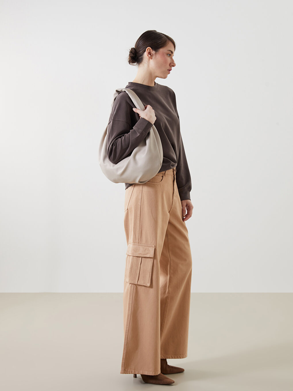 Regular Fit Women's Cargo Trousers