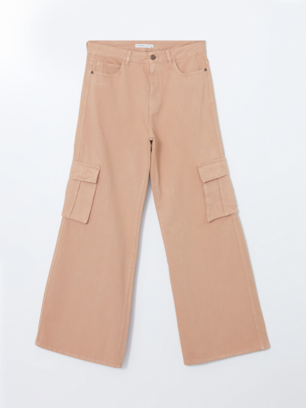 Regular Fit Women's Cargo Trousers-4