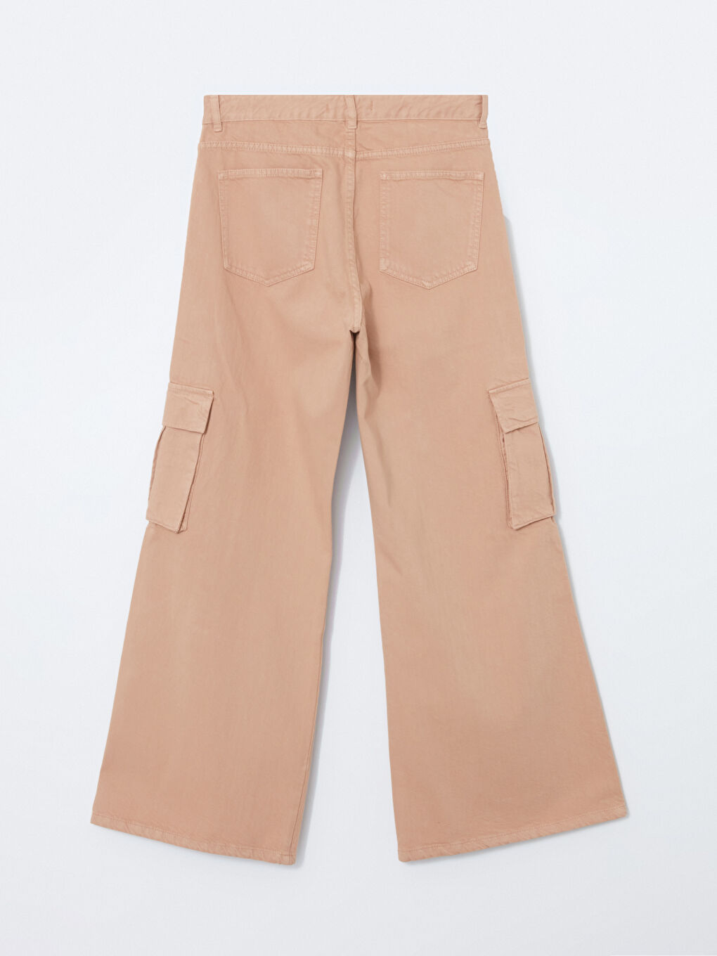 Regular Fit Women's Cargo Trousers-5