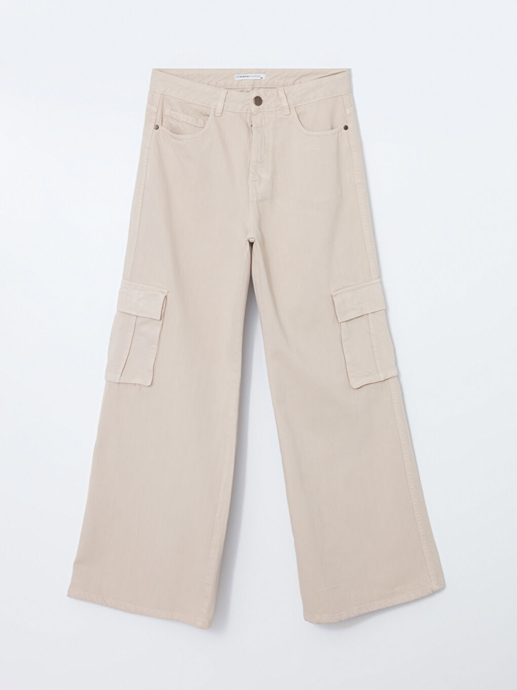 Regular Fit Women's Cargo Trousers-4