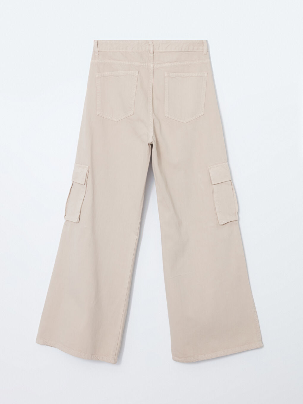 Regular Fit Women's Cargo Trousers-5