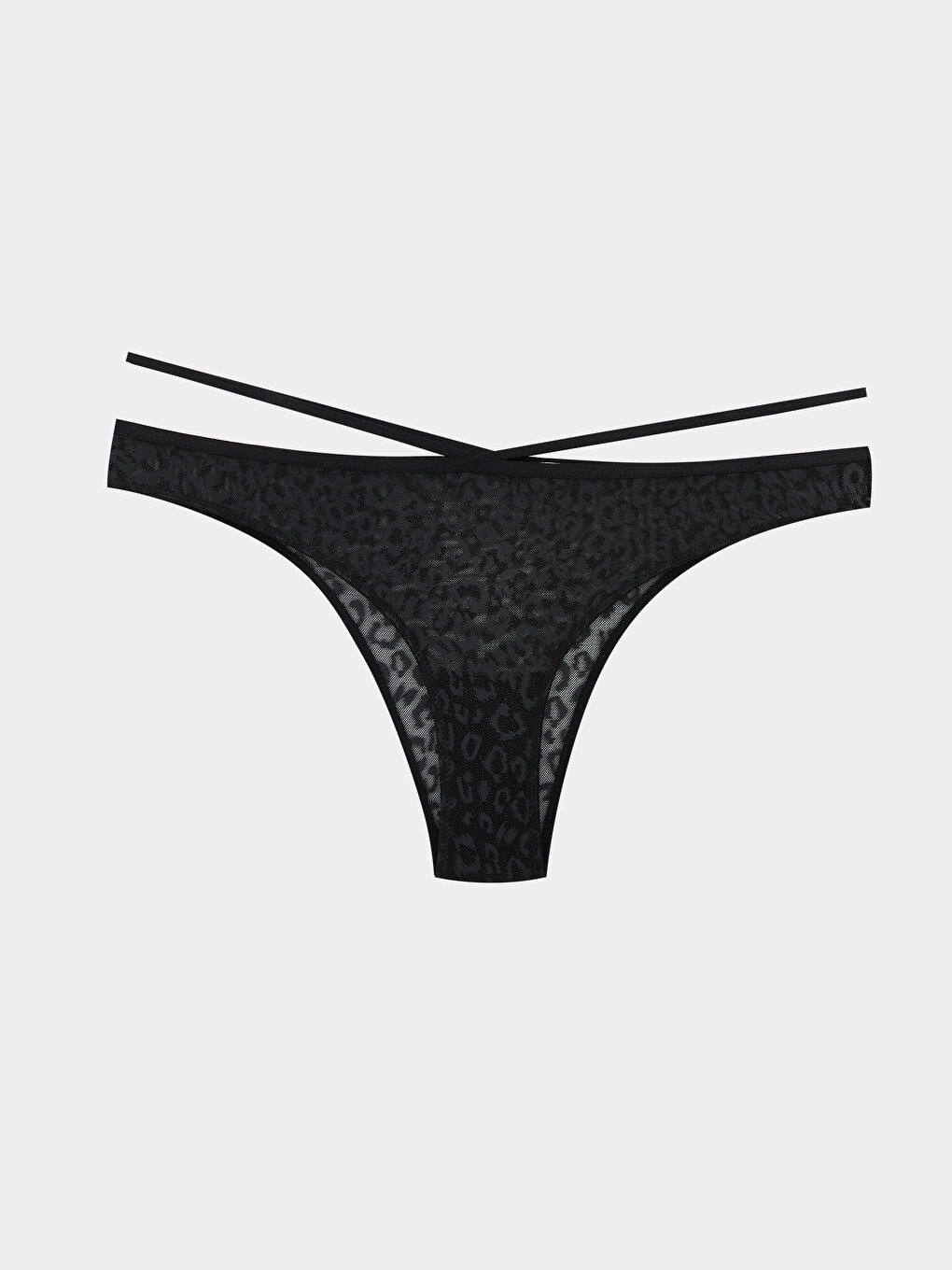 Leopard Print Lace Fancy Brazilian Panties -W4LY17Z8-LQJ